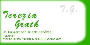 terezia grath business card